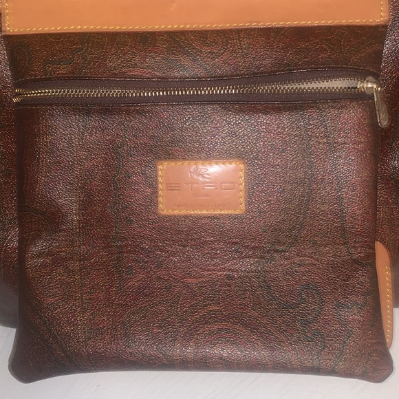 ETRO Milano speedy style handbag. Paisley pattern - Picture 8 of 12